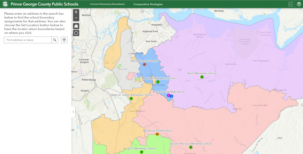 prince george's county school assignment locator